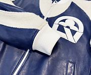 Kitlife Louis Vuitton Leather Mix Teddy sporty dark blue jacket - SML - 4