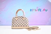 Kitlife Louis Vuitton Alma Ebene Azur BB Handbag - N41221 - 23.5 x 17.5 x 11.5 cm - 1