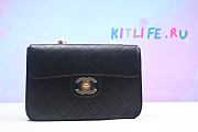 Kitlife Chanel Classic Flap Bag CF C Logo Smooth Leather - 30x21x8cm - 1