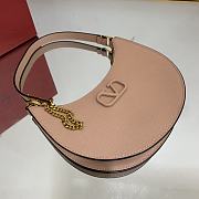 VALENTINO Mini VLogo Hobo Shoulder Bag Beige - 20x12x4 cm - 4