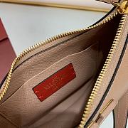 VALENTINO Mini VLogo Hobo Shoulder Bag Beige - 20x12x4 cm - 5