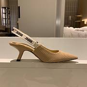 Kitlife Dior J'ADIOR SLINGBACK PUMP Nude Technical Fabric - Flat,6.5cm - 6
