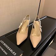 Kitlife Dior J'ADIOR SLINGBACK PUMP Nude Technical Fabric - Flat,6.5cm - 5