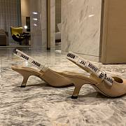 Kitlife Dior J'ADIOR SLINGBACK PUMP Nude Technical Fabric - Flat,6.5cm - 4
