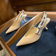 Kitlife Dior J'ADIOR SLINGBACK PUMP Nude Technical Fabric - Flat,6.5cm - 3