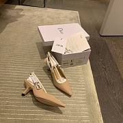 Kitlife Dior J'ADIOR SLINGBACK PUMP Nude Technical Fabric - Flat,6.5cm - 2