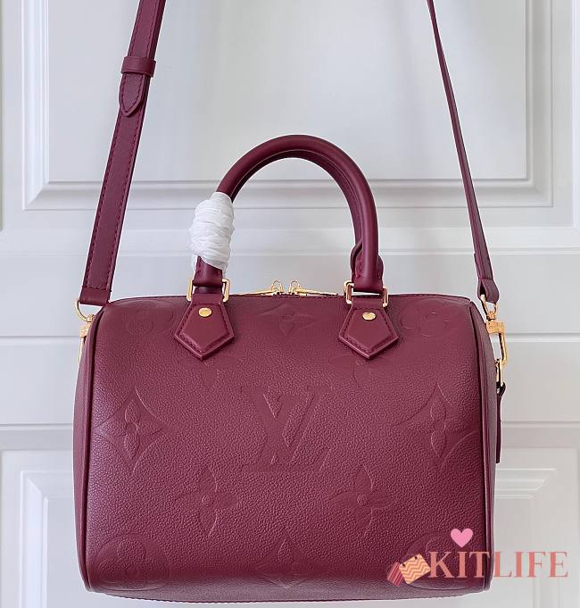 Kiltife Louis Vuitton Speedy Bandoulière 25 Red bag - 25 x 19 x 15 cm - 1