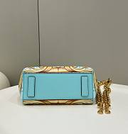 Kitlife Donatella Versace Fendace Gold Baroque Blue Bag - 8031 - 25 x 15 x 22 cm - 6