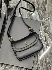 Saint Laurent Charlie Medium Shoulder Bag in Black Bag - 23 x 17 x 4 cm - 5