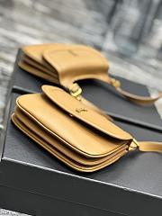 Saint Laurent Charlie Medium Shoulder Bag in Beige Bag - 23 x 17 x 4 cm - 5