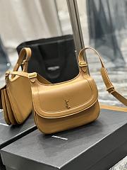 Saint Laurent Charlie Medium Shoulder Bag in Beige Bag - 23 x 17 x 4 cm - 4
