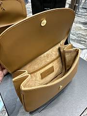 Saint Laurent Charlie Medium Shoulder Bag in Beige Bag - 23 x 17 x 4 cm - 3