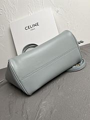 CELINE MINI CUIR CABAS TOTE BLUE - 22x17x15 CM - 5