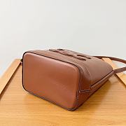 Celine Cuir Triomphe Small Bucket Shoulder Bag Natural/Tan - 22×18×13 CM - 3