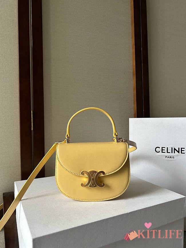 Kitlife Celine Lisa Mini Besace Yellow - 15.5X11.5X5 cm - 1