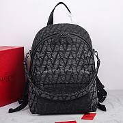 Valentino Garavani La Troisieme Toile lconographe Black Backpack - 40 x 30 x 23 cm - 1