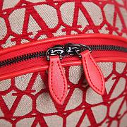 Valentino Garavani La Troisieme Toile lconographe Red Backpack - 40 x 30 x 23 cm - 6