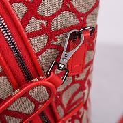Valentino Garavani La Troisieme Toile lconographe Red Backpack - 40 x 30 x 23 cm - 4