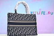 Forubags10 Dior Colored Jacquard Canvas Book Tote 36.5*28*5cm - 2