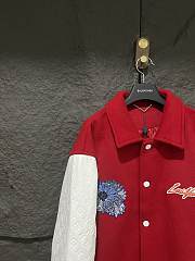 LV x YK Psychedelic Flower Embroidered Varsity Blouson jacket - S.M.L - 3