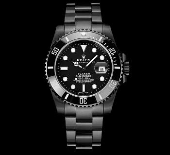 Rolex Submariner watch black 41 mm