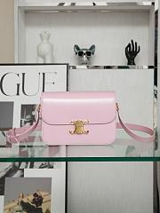 Kitlife Celine Triomphe Pink Bag – 22 x 16 x 8 cm - 1