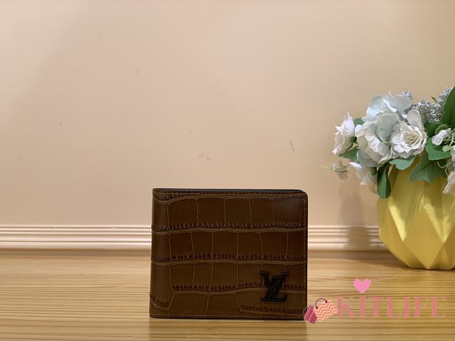 Kitlife Louis Vuitton Pocket Organiser brown - 11.5 x 9 x 1.5 cm - 1