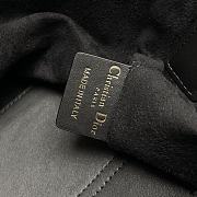 DIOR TOUJOURS BAG Black Macrocannage Calfskin Black - 23 x 15 x 15 cm - 4