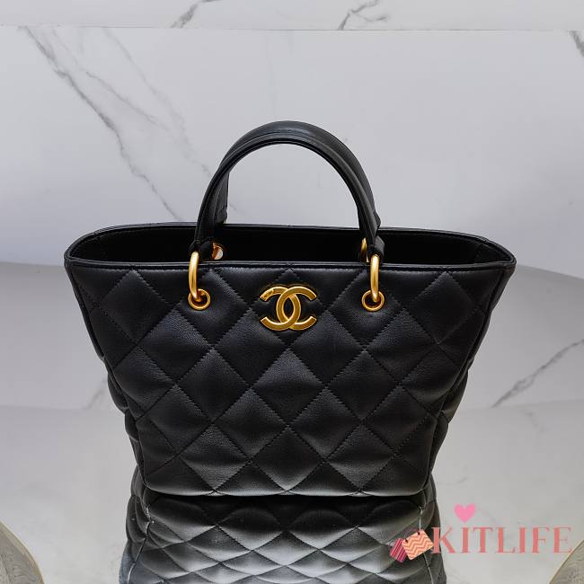 Kitlife Chanel23B Black  bag vintage - 27 x 20 x 10 cm - 1