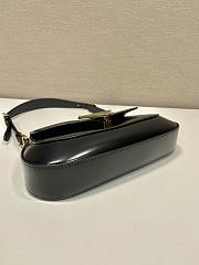 Kitlife Brushed leather shoulder bag Black - 24 x 11 x 4 cm - 4