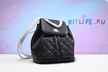 Kitlife Chanel Black Backpack - 26 x 24 x 14 cm