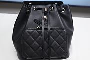 Kitlife Chanel Black Backpack - 26 x 24 x 14 cm - 5