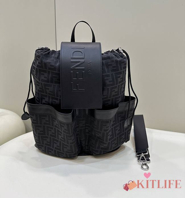 Kitlife Fendi Backpack Black - 31.5 x 16 x 36 cm - 1