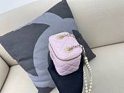 Chanel Baby Pink  Vanity Pearl Chain Gold Hardware - 11 x 8.8 x 7 cm - 4