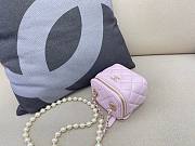 Chanel Baby Pink  Vanity Pearl Chain Gold Hardware - 11 x 8.8 x 7 cm - 2