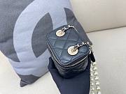 Chanel Black Vanity Pearl Chain Gold Hardware - 11 x 8.8 x 7 cm - 5