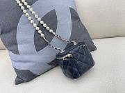 Chanel Black Vanity Pearl Chain Gold Hardware - 11 x 8.8 x 7 cm - 2