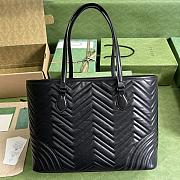 kitlife GUCCI Large GG Marmont Tote Bag Black - 38.5 x 29 x 14 cm - 6