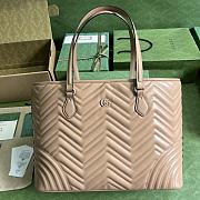 kitlife GUCCI Large GG Marmont Tote Bag Beige - 38.5 x 29 x 14 cm - 1