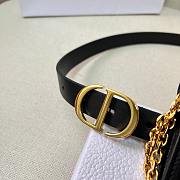 DIOR BOBBY BELT WITH REMOVABLE POUCH BLACK  - 2