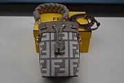 Kitlife Fendi 8BS010 AFIS MINI MON TRESOR Bag Gray - 12x18x10 cm - 4