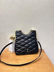 Kitlife SAINT LAURENT 87 Quilted-Leather Clutch Bag Black - 26x13x5 cm - 1
