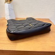 Kitlife SAINT LAURENT 87 Quilted-Leather Clutch Bag Black - 26x13x5 cm - 3