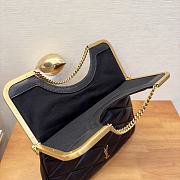 Kitlife SAINT LAURENT 87 Quilted-Leather Clutch Bag Black - 26x13x5 cm - 4