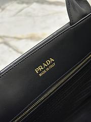 Kitlife Prada Symbole leather bag with stitching Black - 30x23x9 cm - 5