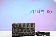 kitlife Fendi Zucca bag Brown - 21 cm - 3