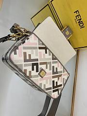 Kitlife Fendi Baguette Pequin bag - 26 x 6 x 15 cm - 4