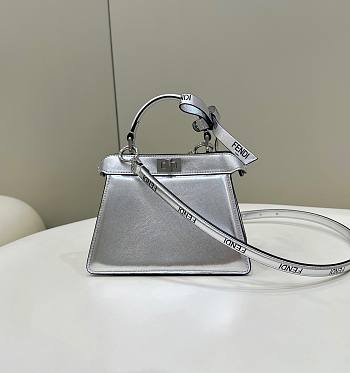 Kitlife Fendi by Marc jacobs peekaboo Silver - 20x11x15 cm