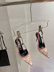 Kiltife Versace Allover Slingback Pumps  10.5cm - 000 - 6