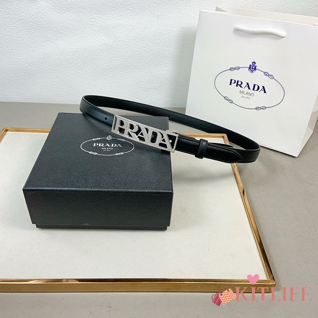 kitlife Prada Belt Black - 000 - 2cm - 1